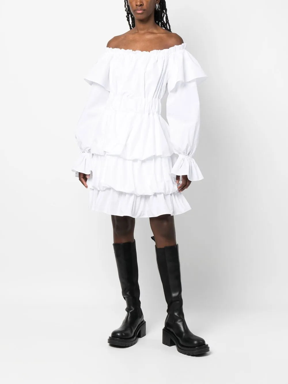 Tiered Mini Dress
