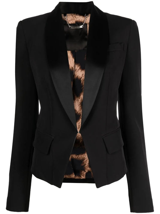 Single-Breasted Tailored Blazer