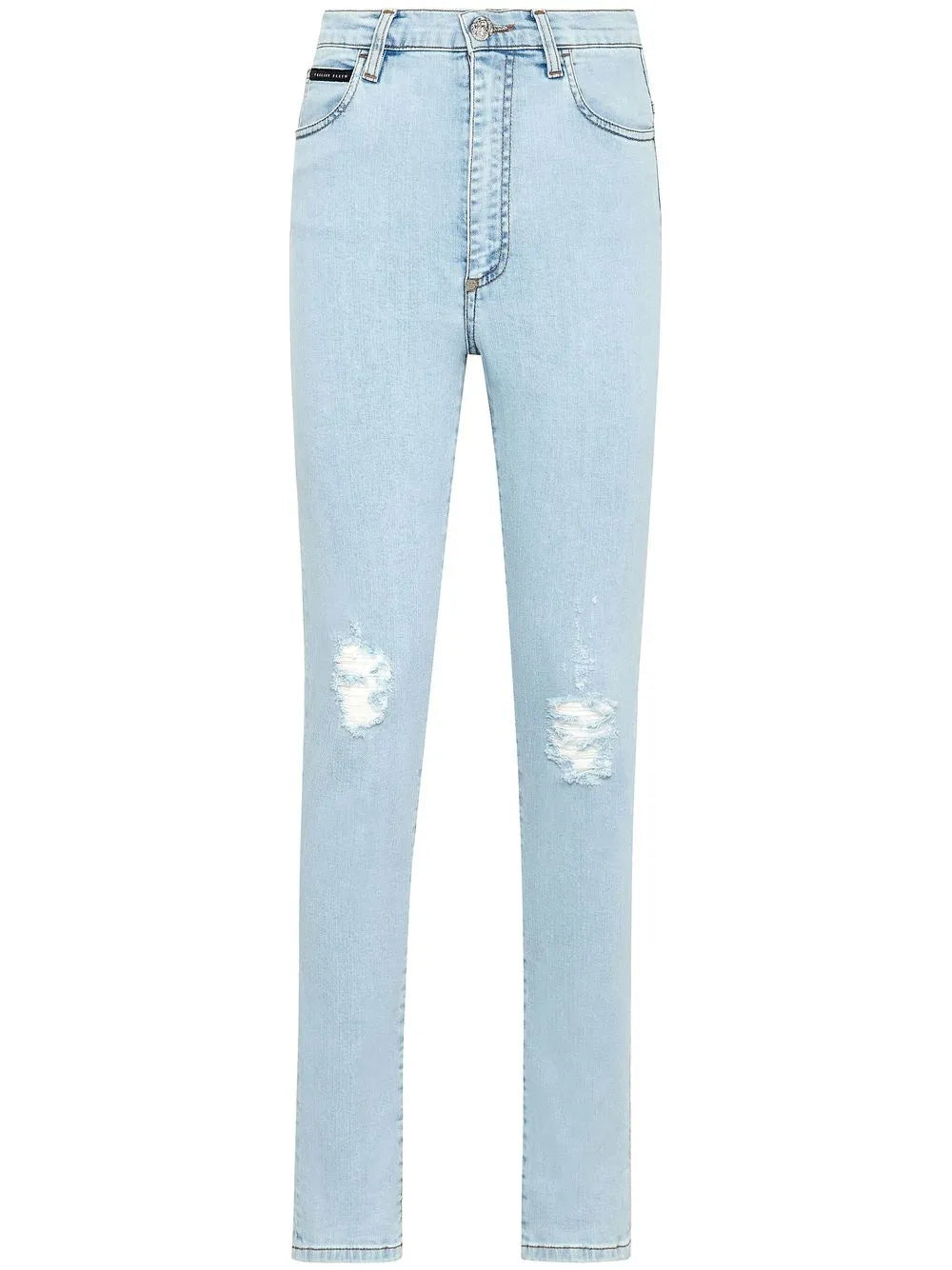 High-Waist Skinny Jeans