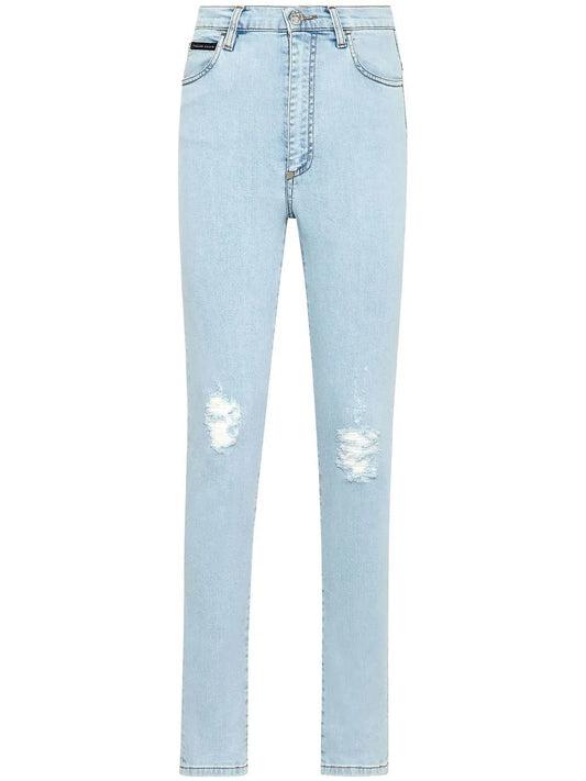 High-Waist Skinny Jeans