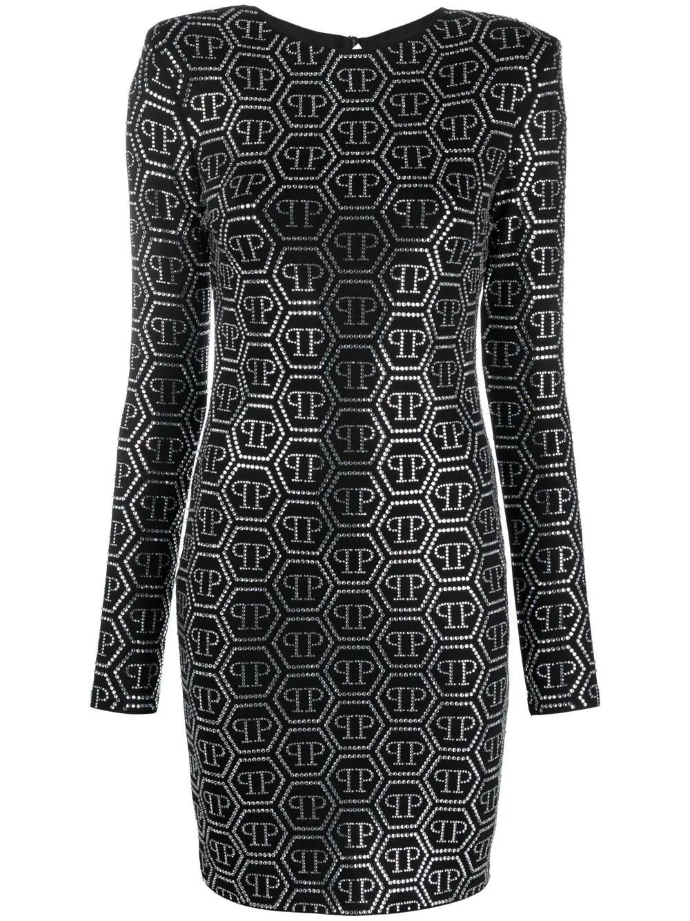 Sequin-Embellished Monogram Mini Dress