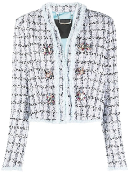 Single-Breasted Tweed Blazer