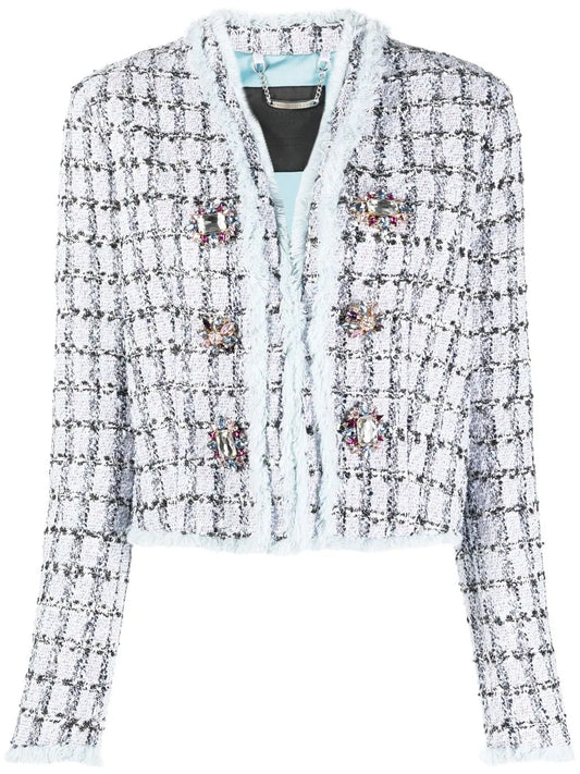 Single-Breasted Tweed Blazer