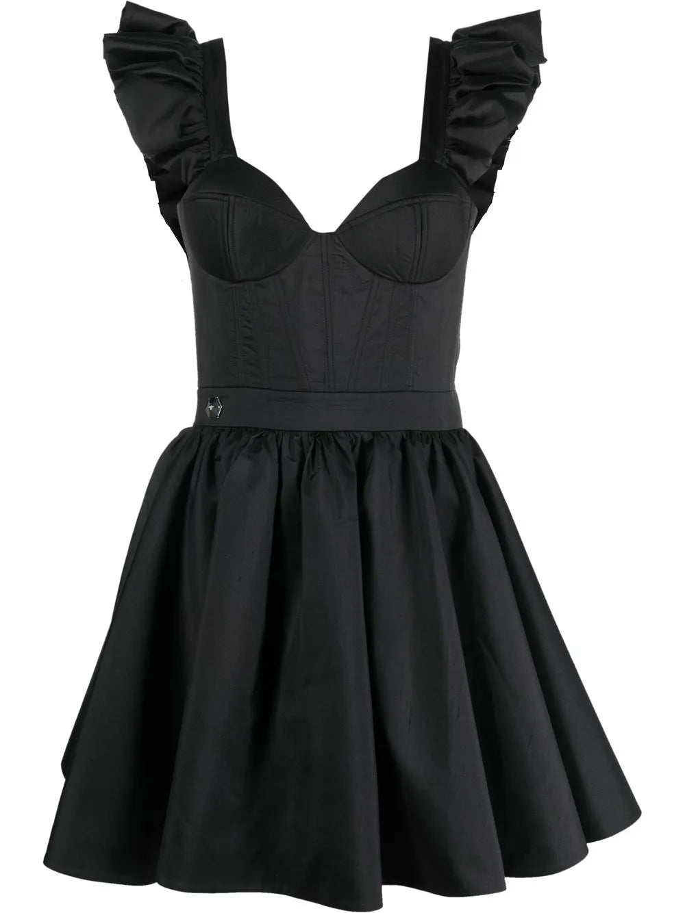Ruffled Mini Dress