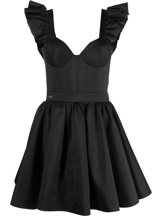 Ruffled Mini Dress