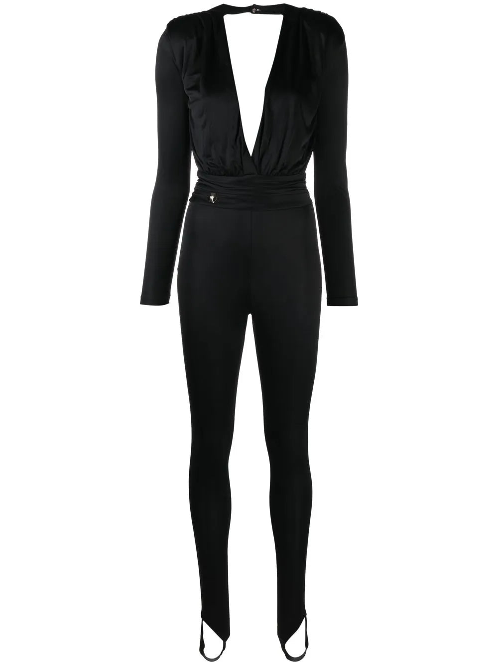 Plunging V-Neck Jumpsuit