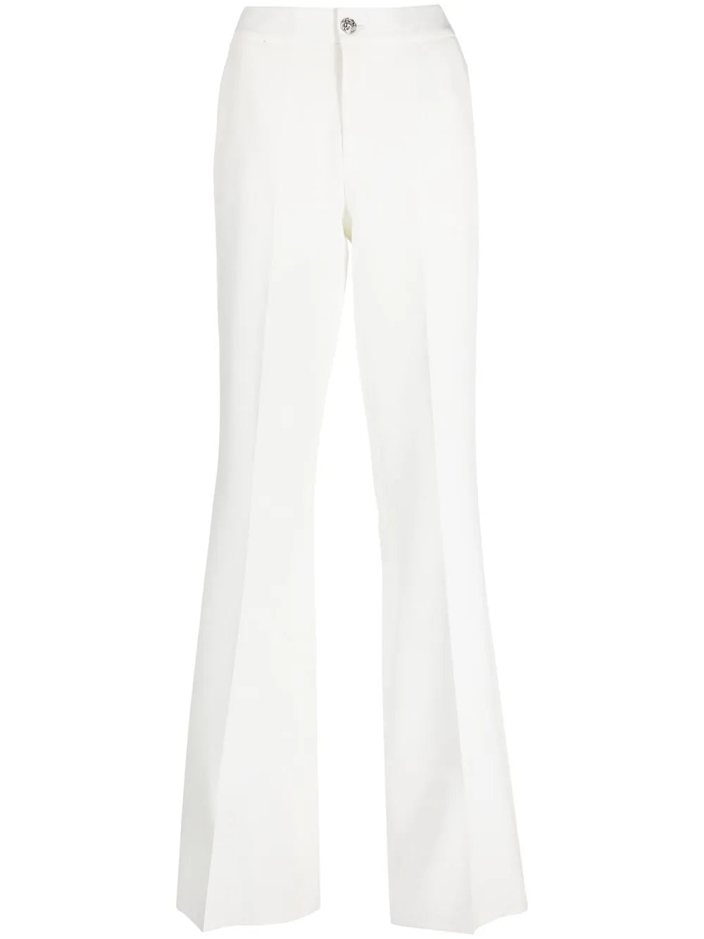 Mid-Rise Flared Trousers