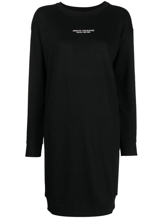 Logo-Print Jersey-Knit Dress