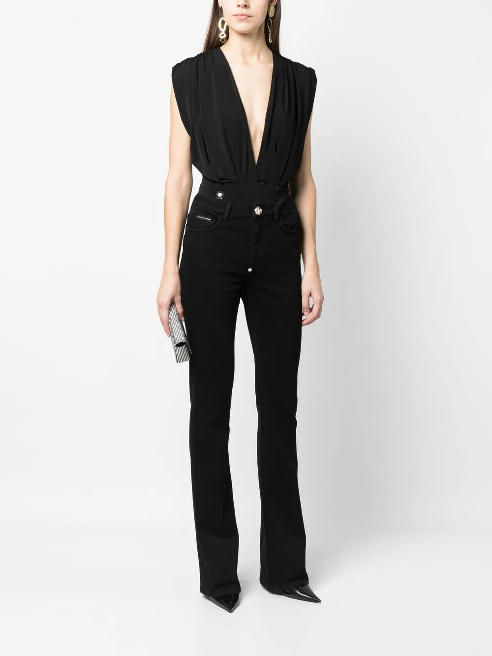 Plunging V-Neck Bodysuit
