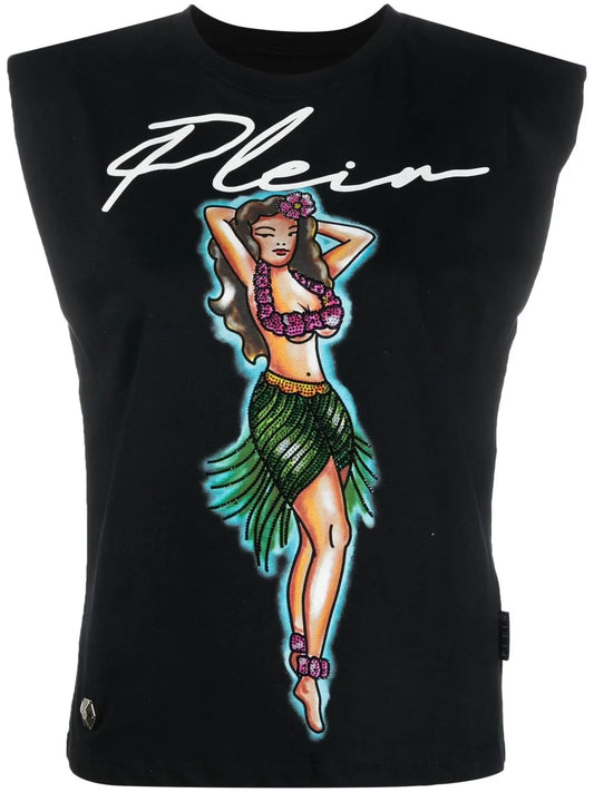 Aloha Logo-Print Tank Top
