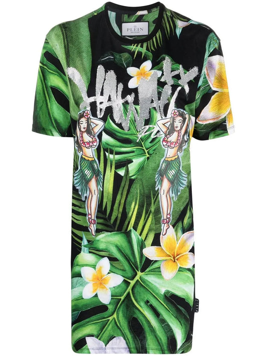 Hawaii-Print T-Shirt