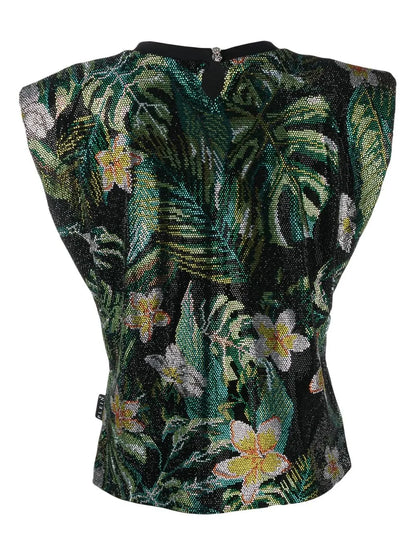 Floral-Print Tank Top