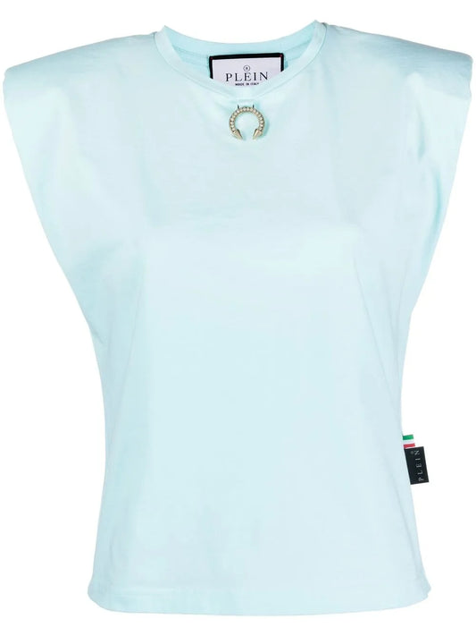 Shoulder-Pad Tank Top