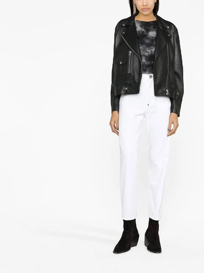 High-Waisted Mom-Fit Jeans