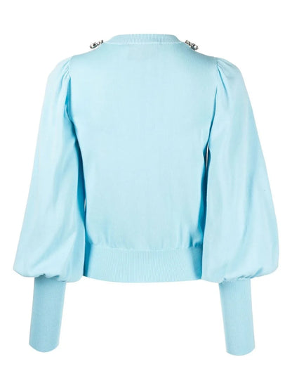 Rhinestone-Embellished Jumper