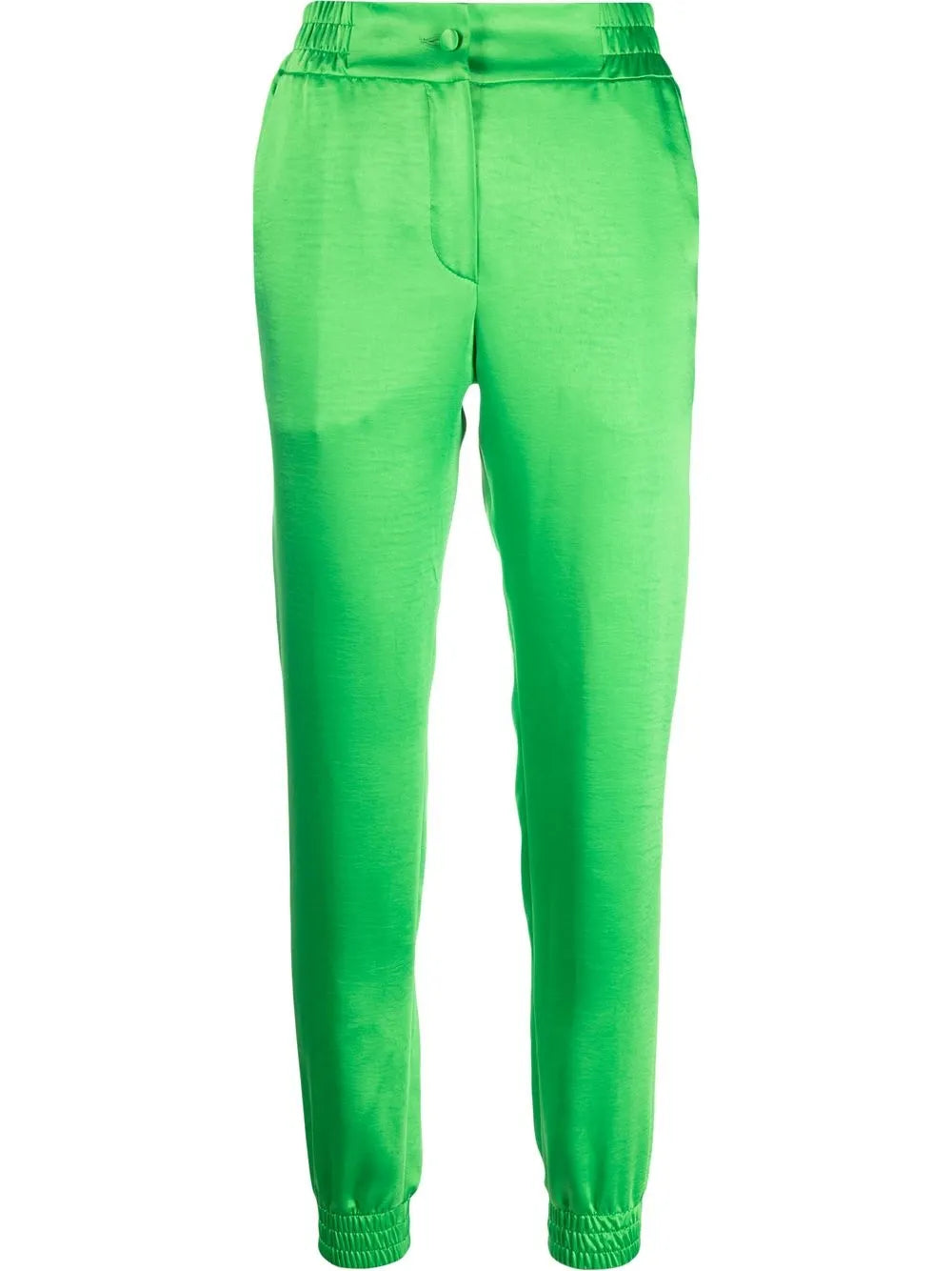 Tapered Satin Track Pants