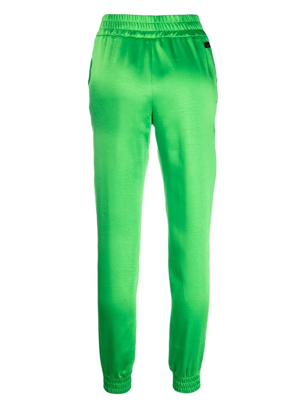 Tapered Satin Track Pants