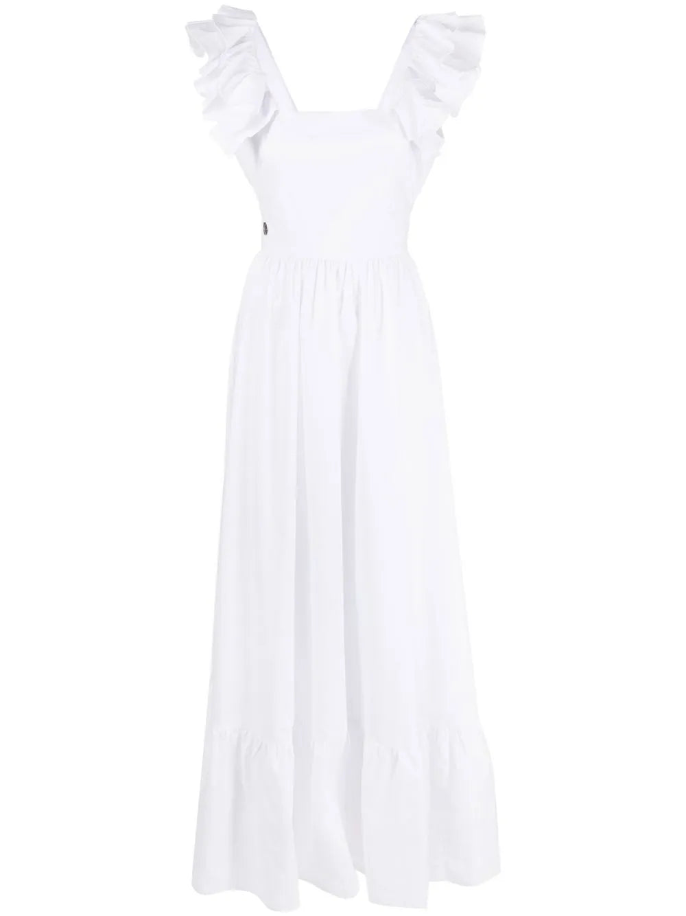 Ruffle-Detail Maxi Dress