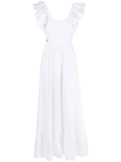Ruffle-Detail Maxi Dress