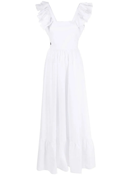 Ruffle-Detail Maxi Dress
