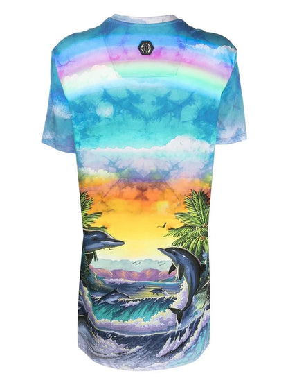 Graphic-Print Short-Sleeved T-Shirt
