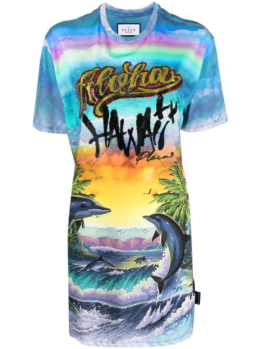 Graphic-Print Short-Sleeved T-Shirt
