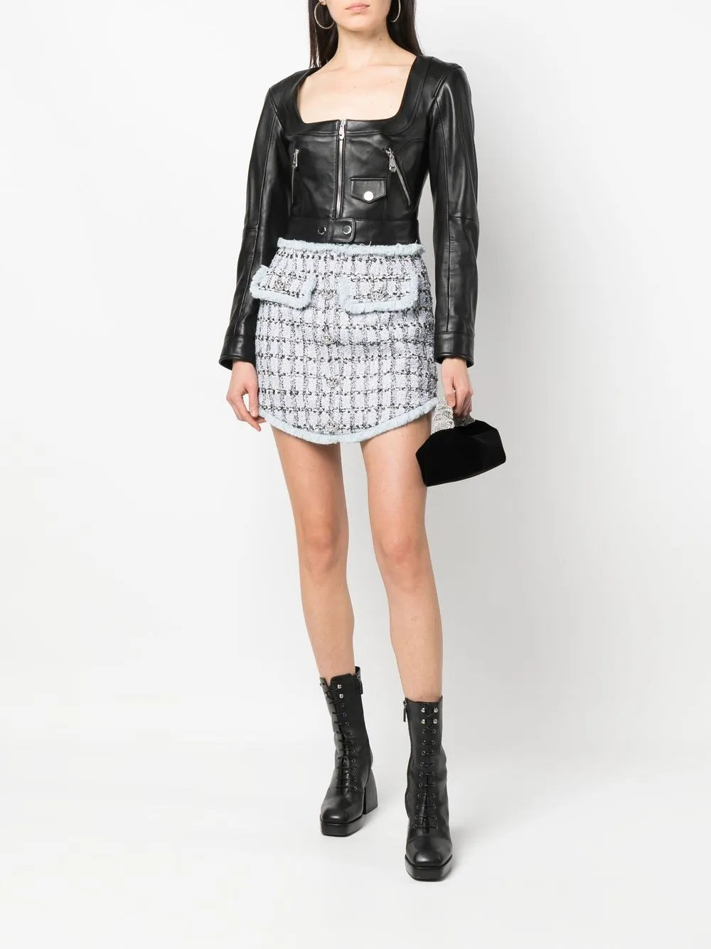 Tweed Mini Skirt