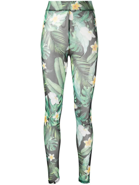 Graphic-Print Leggings