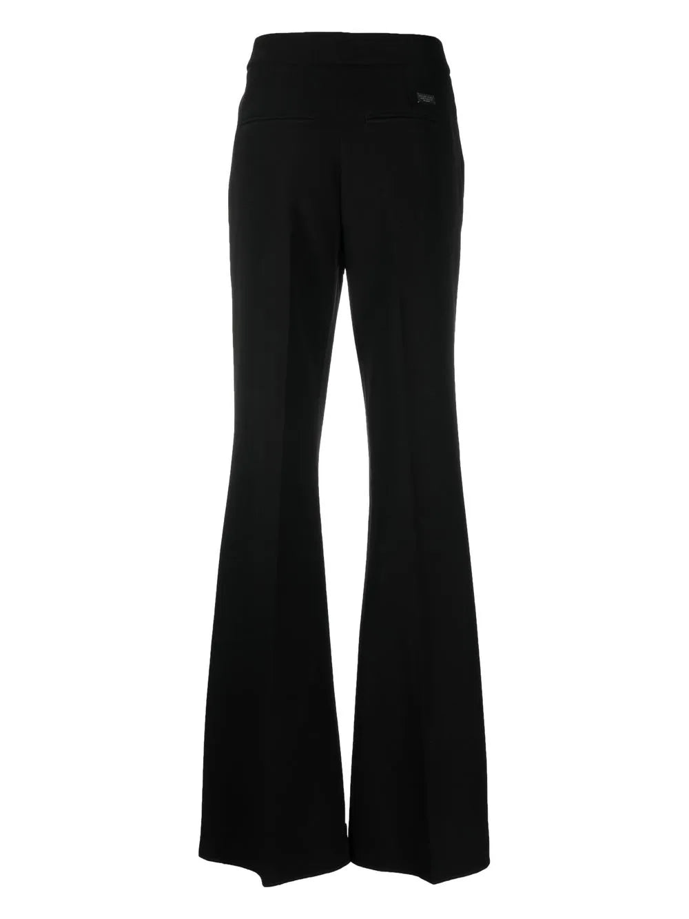 Mid-Rise Flared Trousers