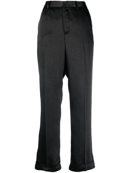 High Waist Tailored Trousers