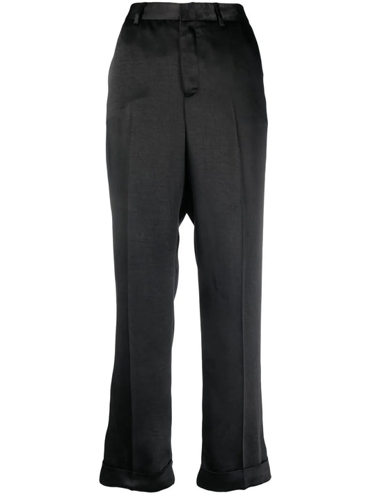 High Waist Tailored Trousers