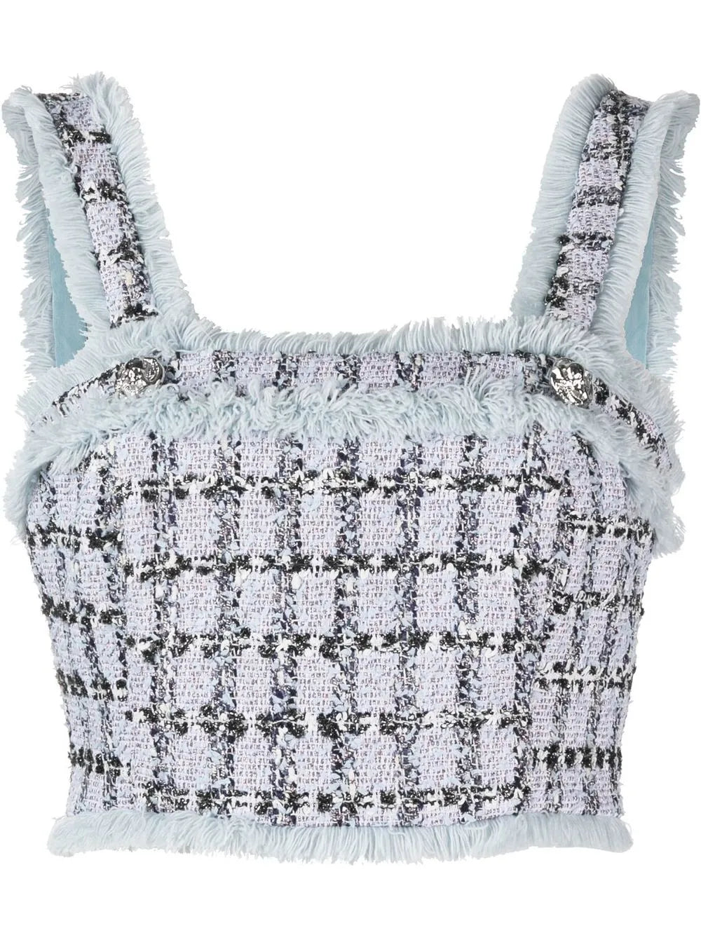 Tweed Cropped Top