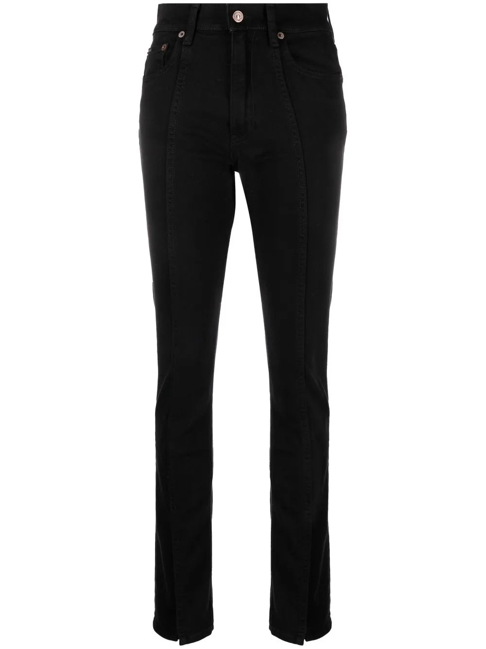High-Waisted Denim Jeans