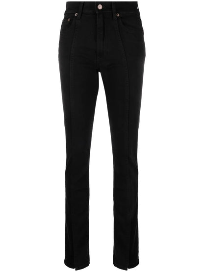High-Waisted Denim Jeans