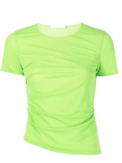 Ruched-Detail T-Shirt