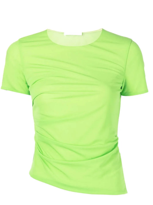 Ruched-Detail T-Shirt