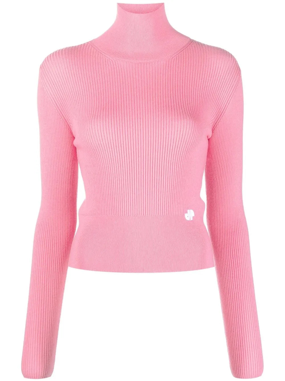 Roll-Neck Ribbed Jumper