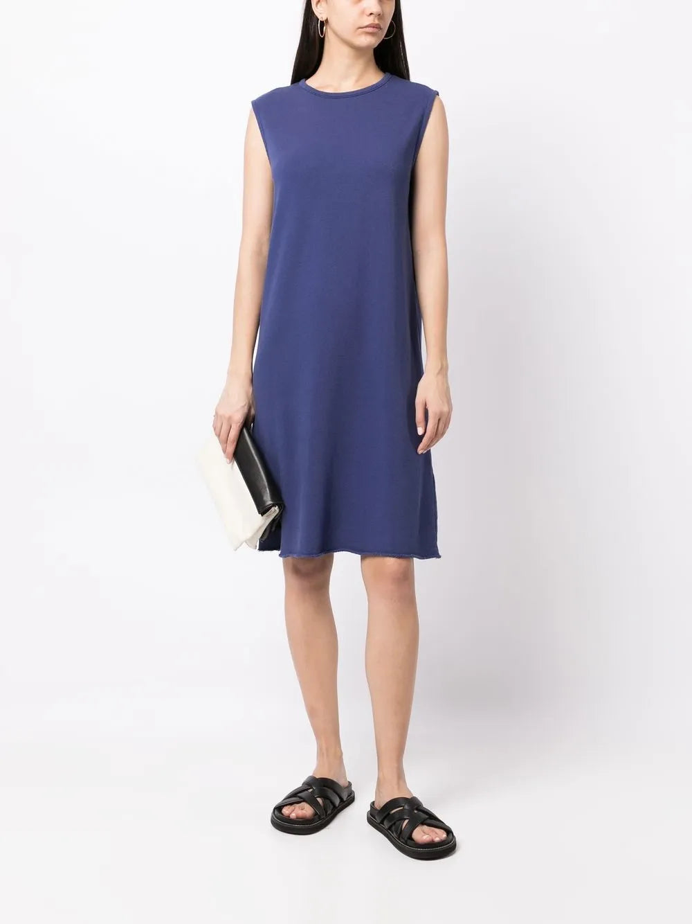 Sleeveless Shift Midi Dress