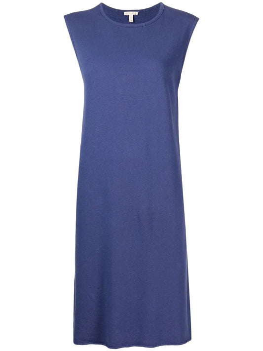 Sleeveless Shift Midi Dress