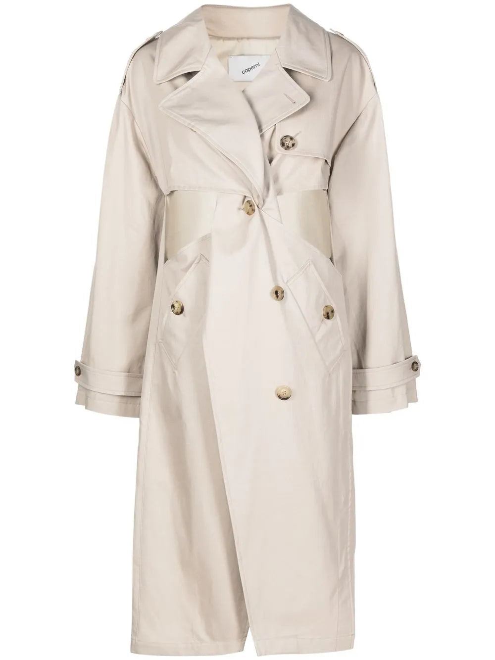 Cut-Out Trench-Coat