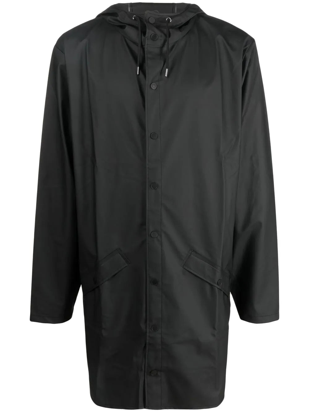 Drawstring Hood Raincoat