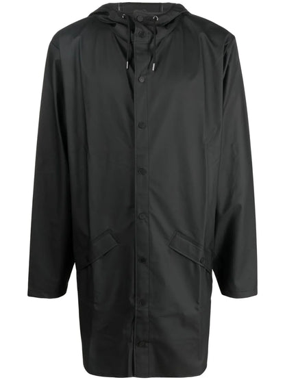 Drawstring Hood Raincoat