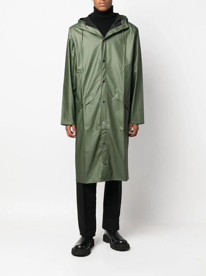Drawstring Hood Raincoat