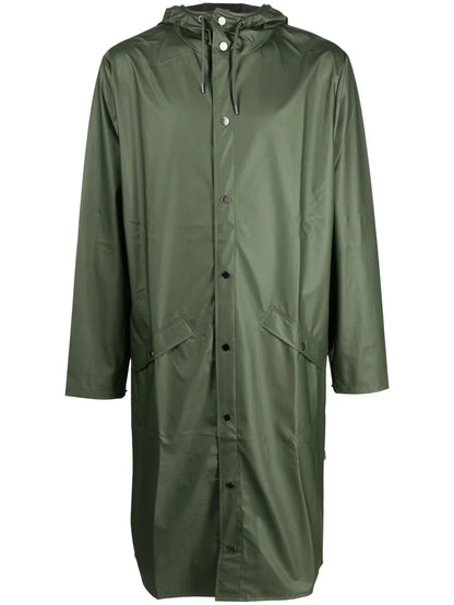 Drawstring Hood Raincoat