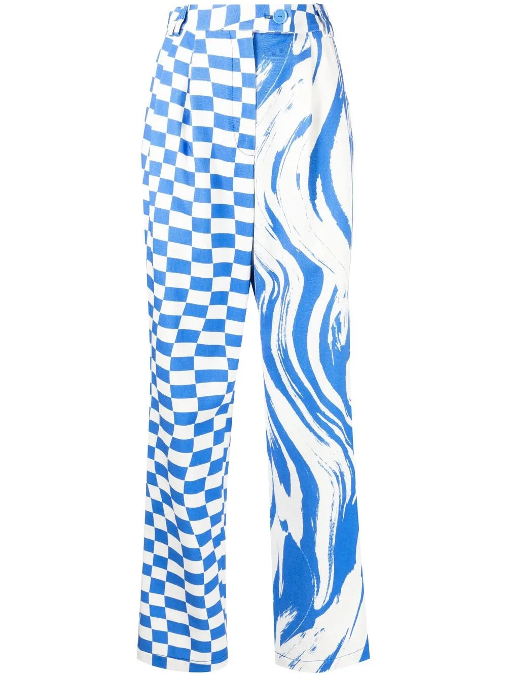 Multi-Print High Rise Trousers