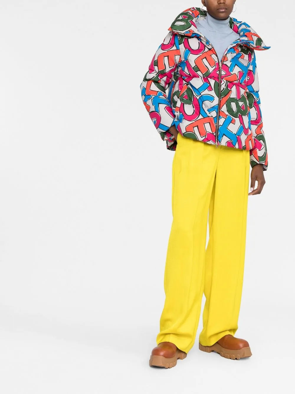 Logo-Print Puffer Jacket