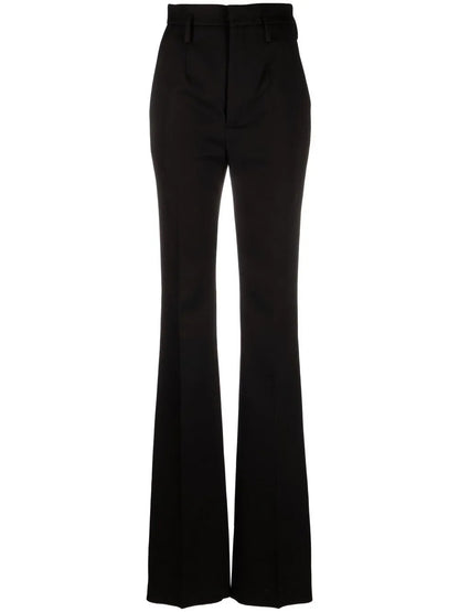 Straight-Leg Cut Trousers