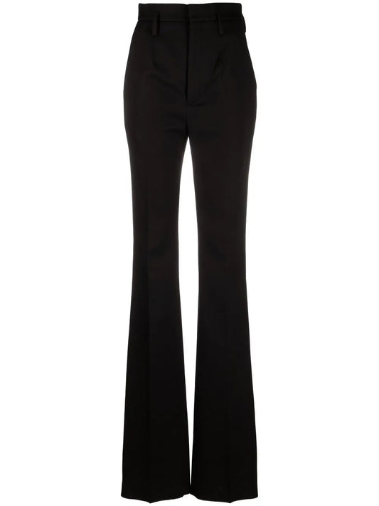 Straight-Leg Cut Trousers