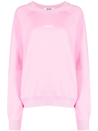 Logo-Print Crew Neck Sweatshirt