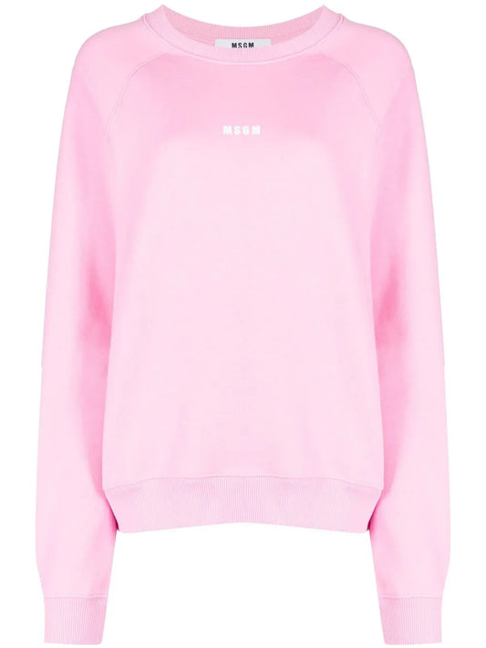 Logo-Print Crew Neck Sweatshirt